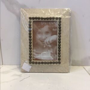 New D.L. Rhein | Beige Studs Picture Frame